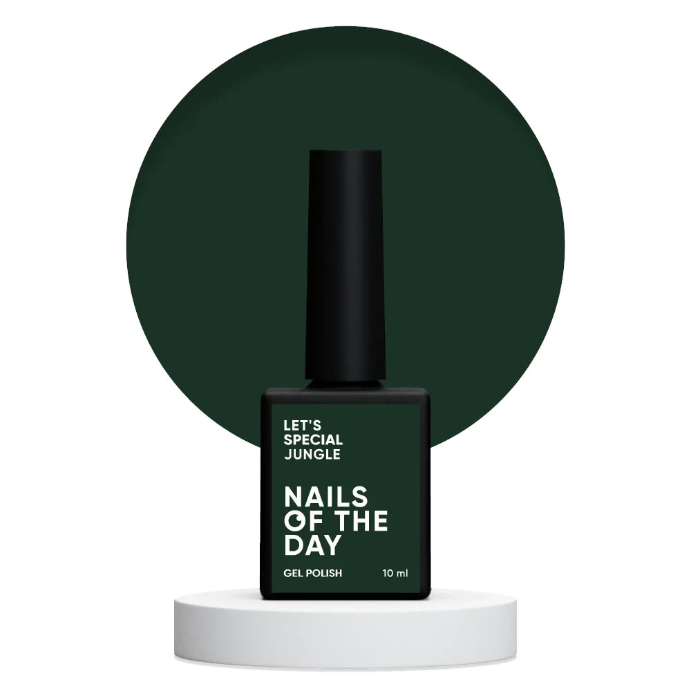 NAILSOFTHEDAY Let’s Special Jungle — Dunkelgrüner Gel-Lack für Nägel, 10ml