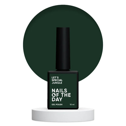 NAILSOFTHEDAY Let’s Special Jungle — Dunkelgrüner Gel-Lack für Nägel, 10ml