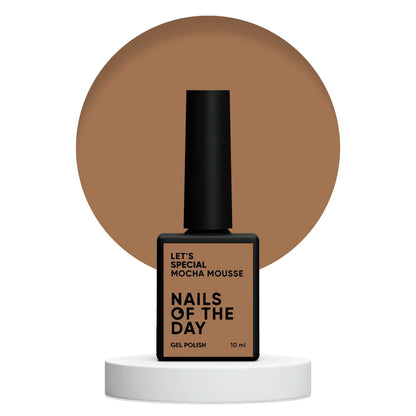 NAILSOFTHEDAY Let’s Special Mocha Mousse — тепло-карамельно-бежевый гель-лак для ногтей, 10мл