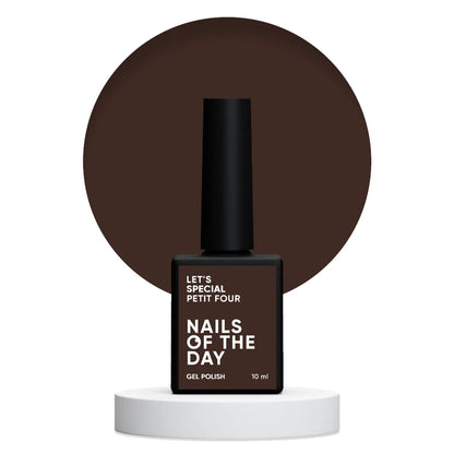 NAILSOFTHEDAY Let’s Special Petit Four — tief dunkelbrauner Gel-Lack für Nägel, 10ml