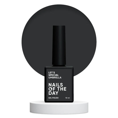 NAILSOFTHEDAY Let’s Special Umbrella — темно-графитовый гель-лак для ногтей, 10мл