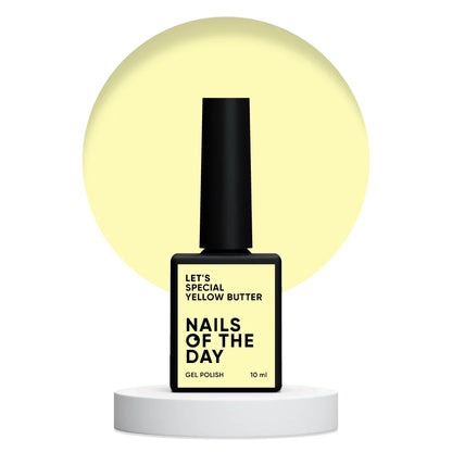 NAILSOFTHEDAY Let’s Special Yellow Butter — пастельно-желтый гель-лак для ногтей, 10мл