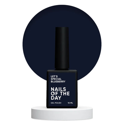 NAILSOFTTHEDAY Let’s Special Blueberry — tiefblauer Gel-Nagellack, 10 ml