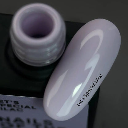 NAILSOFTHEDAY Let's special Lilac - spezieller fliederfarbener Gellack für Nägel, der in einer Schicht deckt, 10ml