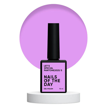 NAILSOFTHEDAY Let’s Special Pantone2025/5 — lavendelrosafarbener Gel-Lack für Nägel, 10ml