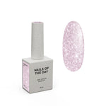 NAILSOFTHEDAY Gel polish Paradise 02 — Gellack Zartrosa mit Glitter, 10 ml | Ohne TPO