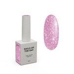 NAILSOFTHEDAY Gel polish Paradise 03 — Gellack Pink mit Glitter, 10 ml | Ohne TPO