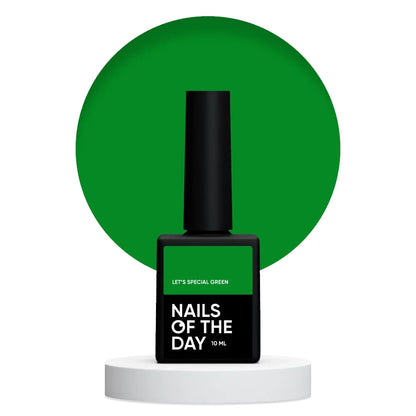 NAILSOFTTHEDAY Let’s Special Green — особый зелёный гель-лак, 10мл