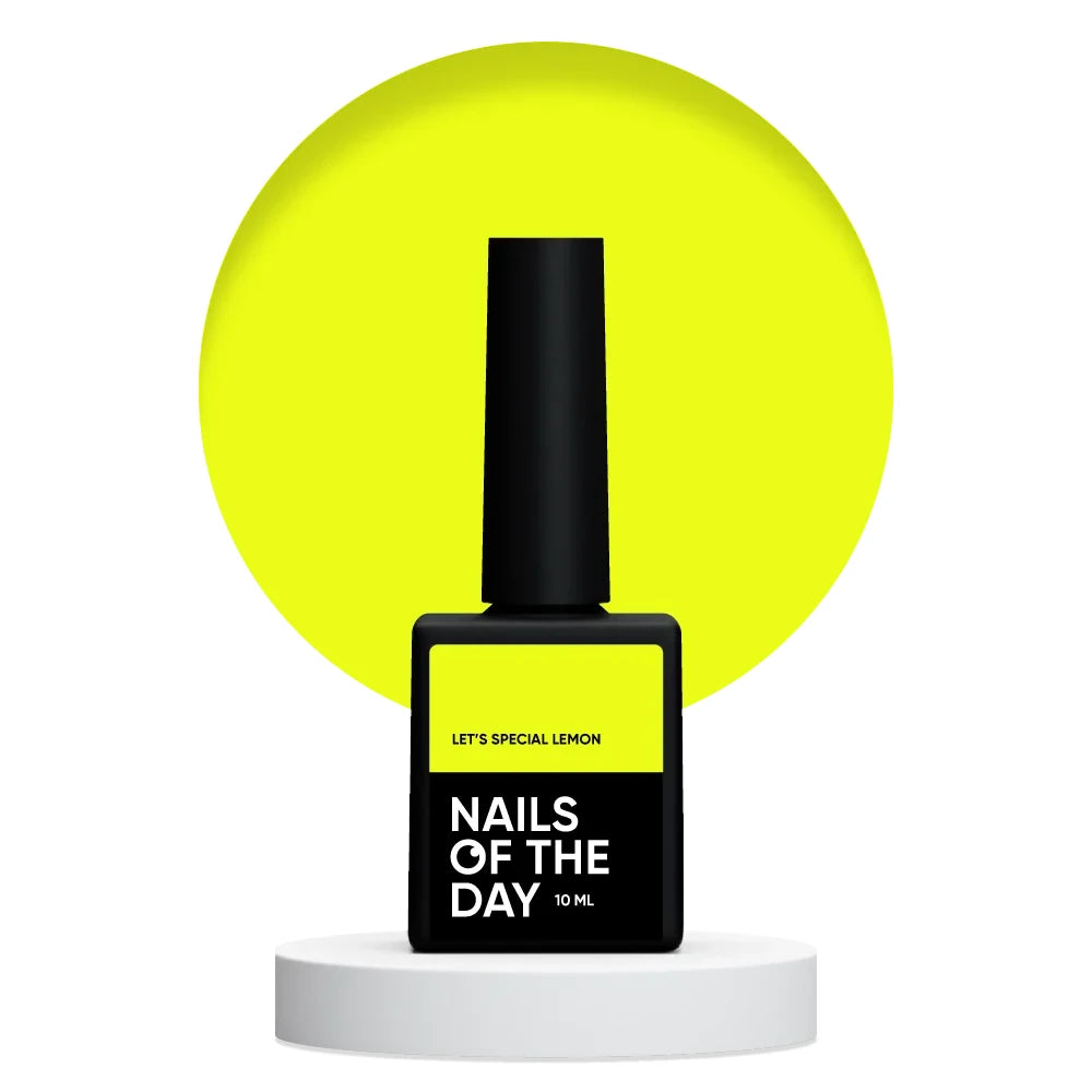 NAILSOFTHEDAY Let’s Special Lemon – ein spezieller Neon-Zitronen-Gellack, 10ml