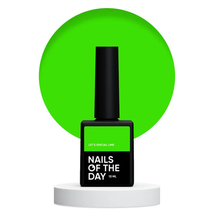 NAILSOFTHEDAY Let’s Special Lime – ein spezieller Neon-Salat-Gellack, 10ml