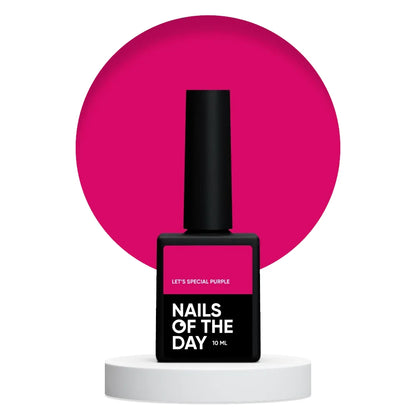 NAILSOFTTHEDAY Let’s Special Purple — особый ярко-розовый гель-лак, 10мл