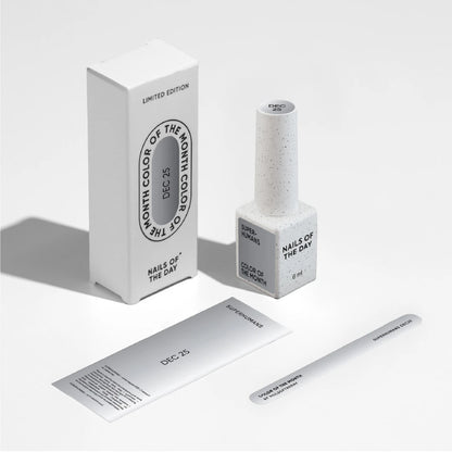 NAILSOFTHEDAY SUPERHUMANS – Стальной гель-лак с серебряной поталью, лимитированная серия, 6 мл