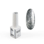 NAILSOFTHEDAY SUPERHUMANS – Stahlfarbener Gel-Lack mit Silberfolie, limitierte Edition, 6 ml