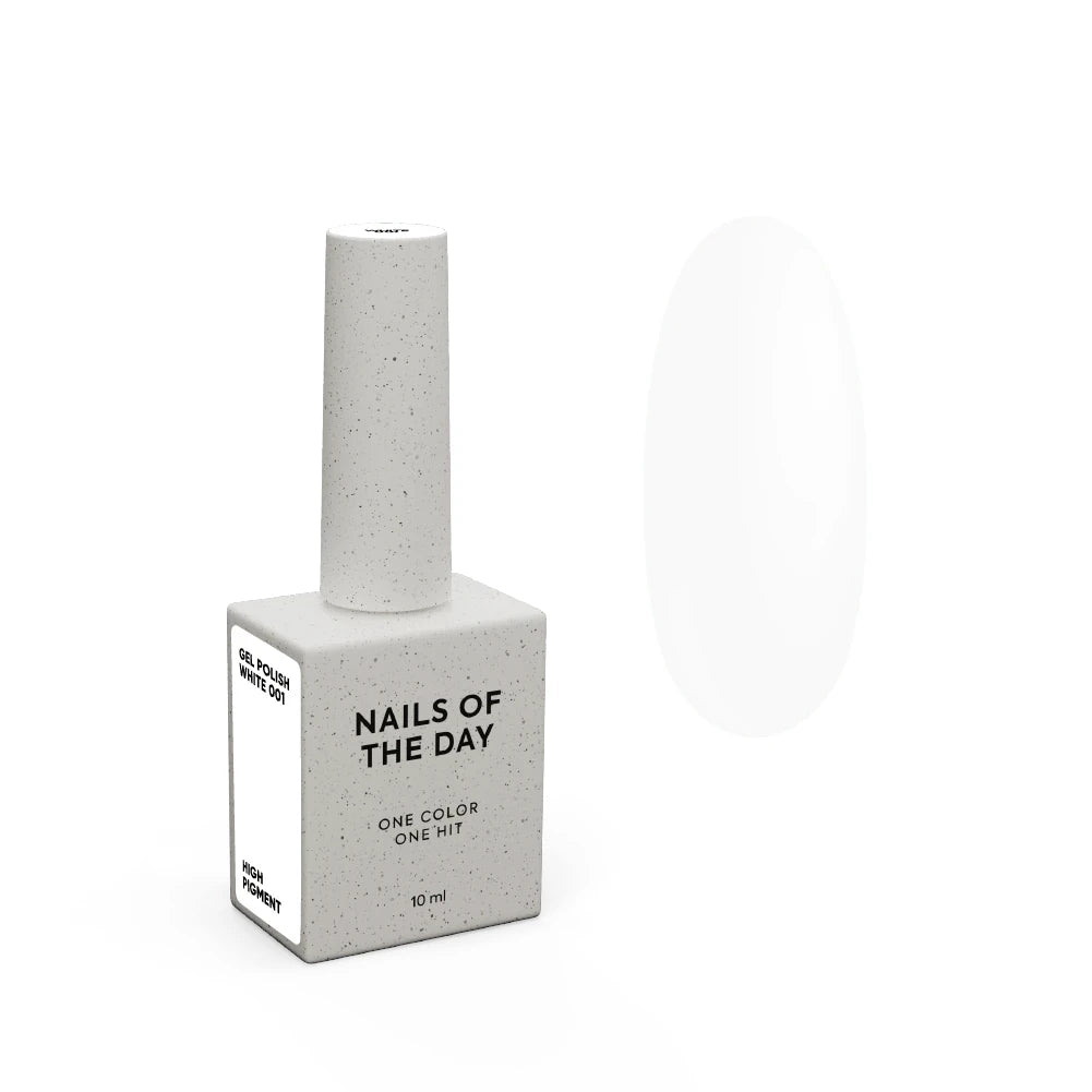 NAILSOFTHEDAY Let's special White - ein spezieller weißer Gellack für Nägel, der in einer Schicht deckt, 10ml