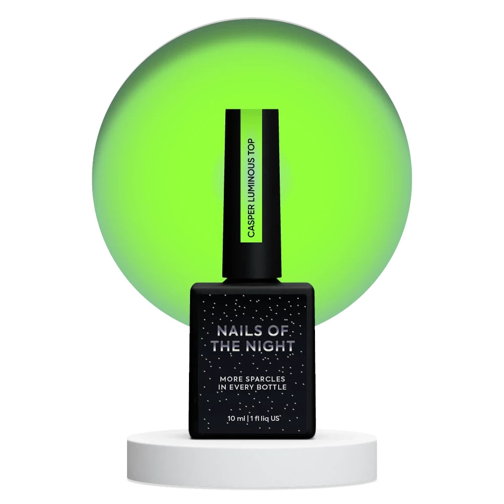 NAILSOFTHENIGHT Casper Luminous Top – leuchtender Topcoat, der im Dunkeln strahlt, 10ml