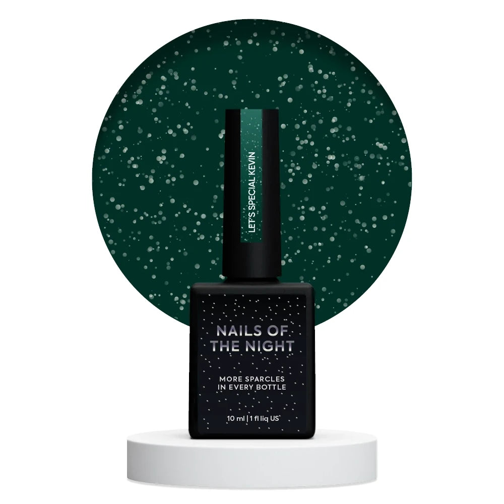 NAILSOFTHENIGHT Gel Polish Let’s special Kevin — Gellack Dunkelgrün reflektierend, 10 ml, Ohne TPO