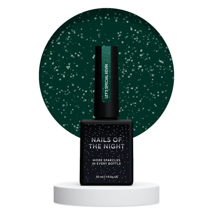 NAILSOFTHENIGHT Gel Polish Let’s special Kevin — Gellack Dunkelgrün reflektierend, 10 ml, Ohne TPO