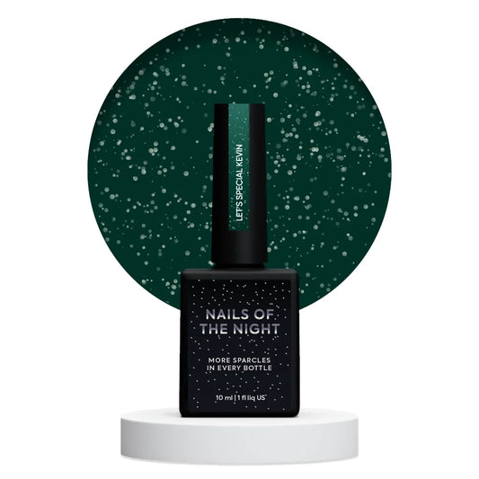 NAILSOFTHENIGHT Gel Polish Let’s special Kevin — Gellack Dunkelgrün reflektierend, 10 ml, Ohne TPO