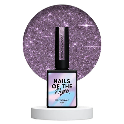 NAILSOFTHENIGHT Daiquiri gel polish - lila reflektierender Gellack für Nägel, 10ml