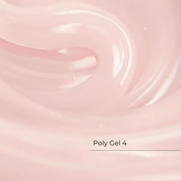 Crystal Professional Poly Gel №4 Milchig-Rosa 30ml – Acrylgel für Nagelverlängerung und Naturnagelverstärkung