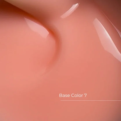 Crystal Professional Base Color №7 пудрово-розового цвета 12 мл — камуфлирующая база для ногтей
