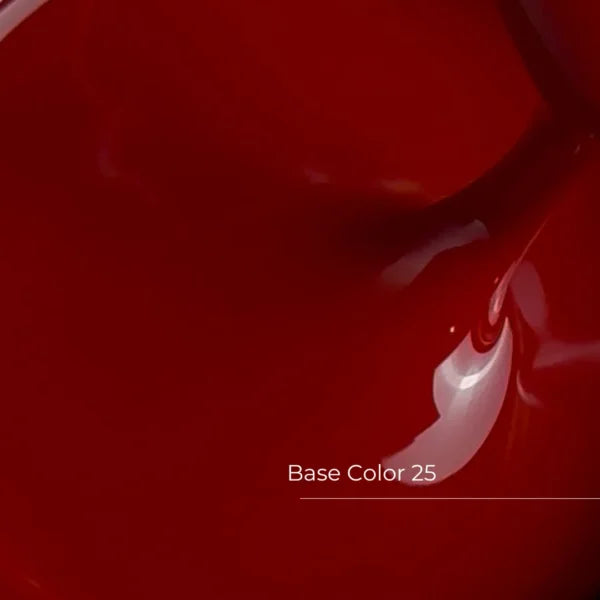 Crystal Professional Base Color №25 красного цвета 12 мл — камуфлирующая база для ногтей