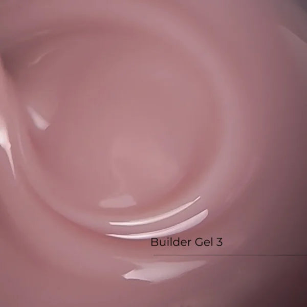 Crystal Builder Gel №3 Beige 15ml – Aufbaugel für natürliche Nägel, Nude Look & Nagelverlängerung