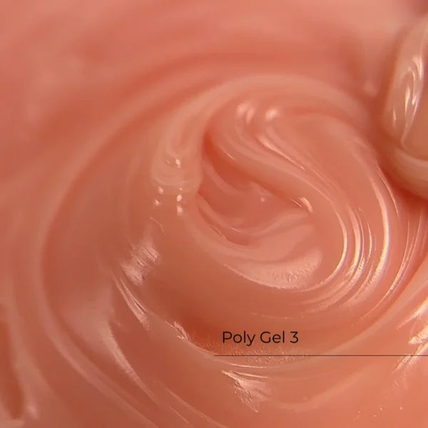 Crystal Professional Poly Gel №3 Sandfarben 30ml – Acrylgel für Nagelverlängerung und Naturnagelverstärkung