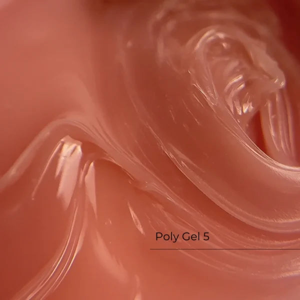 Crystal Professional Poly Gel №5 Natural Beige 30ml – Acrylgel für Nagelverlängerung und Naturnagelverstärkung