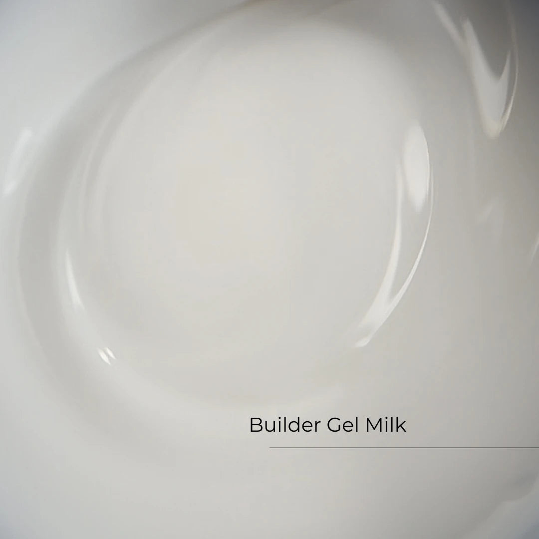 Crystal Builder Gel Milk 15ml – Aufbaugel für natürliche Nägel, milchiger Nude Look & Nagelverlängerung