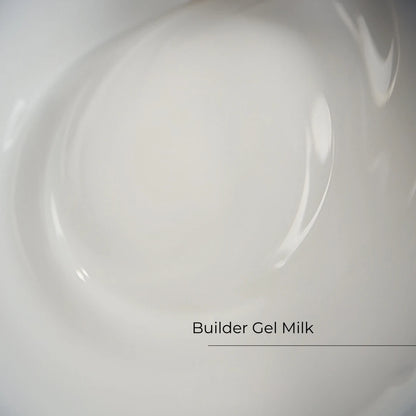 Crystal Builder Gel Milk 15ml – Aufbaugel für natürliche Nägel, milchiger Nude Look & Nagelverlängerung