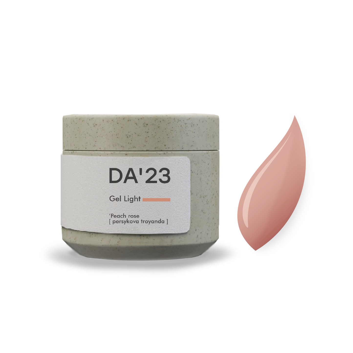 DA’23 Gel Light Peach Rose 15-30ml – Modelliergel Pfirsich-Koralle für Nagelaufbau & Verstärkung