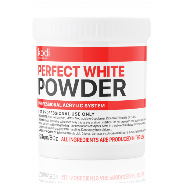 Perfect White Powder (Basis-Acrylpulver Weiß) 224g