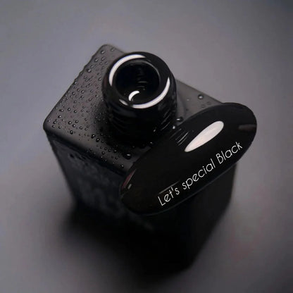 NAILSOFTHEDAY Let's special Black - ein spezieller schwarzer Gellack für Nägel, der in einer Schicht deckt, 10ml