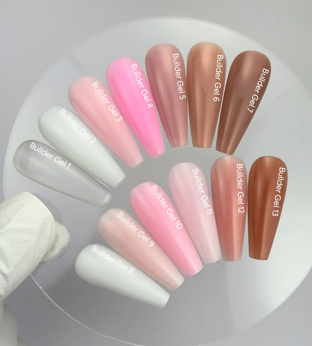 NAILSOFTHEDAY Builder Gel 06 - Hellbraun – Aufbaugel für Nagelverlängerung