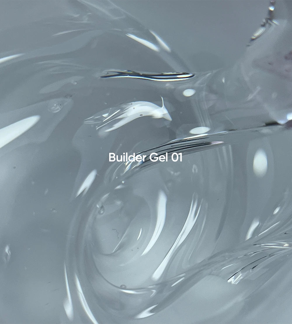NAILSOFTHEDAY Builder Gel 01 – Transparenter Nagelaufbau-Gel, extrem stabil & selbstnivellierend