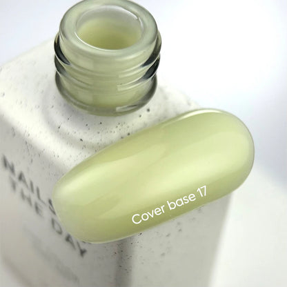 NAILSOFTHEDAY Cover Base 17 – Zartgelber Base Coat für Nägel, 10 ml