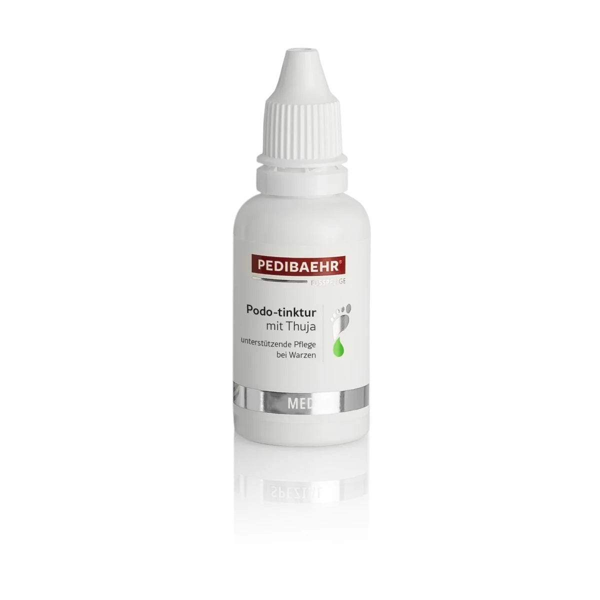 BAEHR Podo-Tinktur mit Thuja 30 ml – professionelle Fußpflege zur unterstützenden Pflege bei Warzen und verhornten Hautstellen