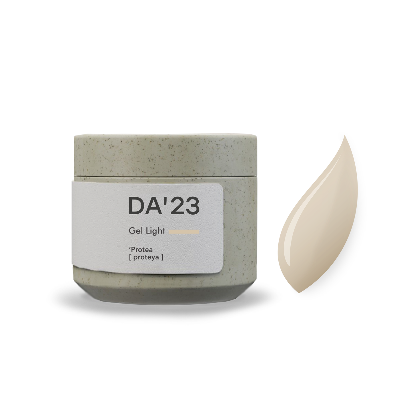 DA’23 Gel Light Protea 15-30ml – Modelliergel Hellcreme Gelblich für Nagelaufbau & Verstärkung