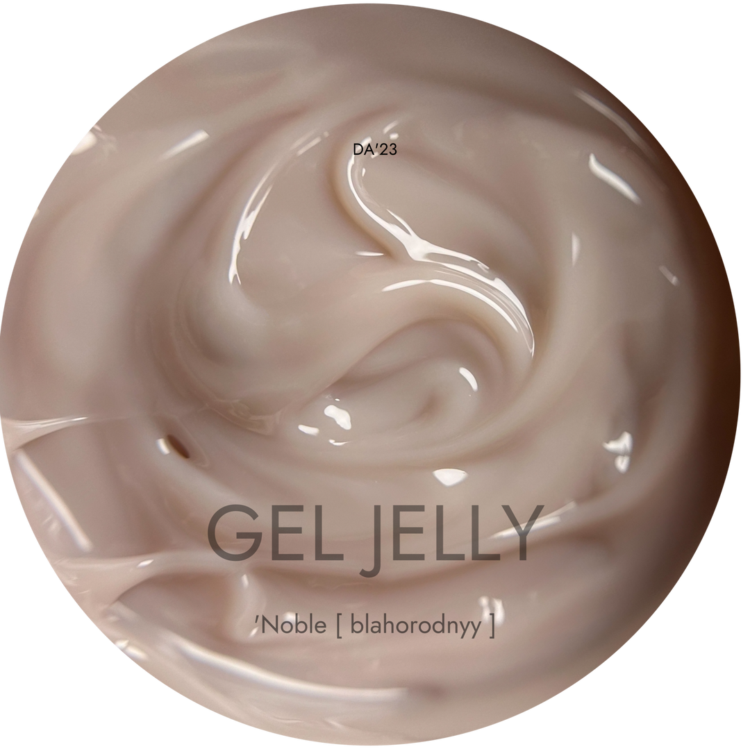 Gel Jelly DA’23 Noble 15 ml – Jelly-Gel Creme-Beige für Nail Art & Nagelverlängerung