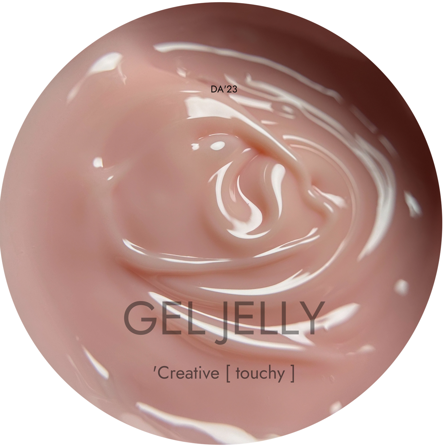 Gel Jelly DA’23 Creative 15 ml – Jelly-Gel Pfirsich-Rosa für Nail Art & Nagelverlängerung