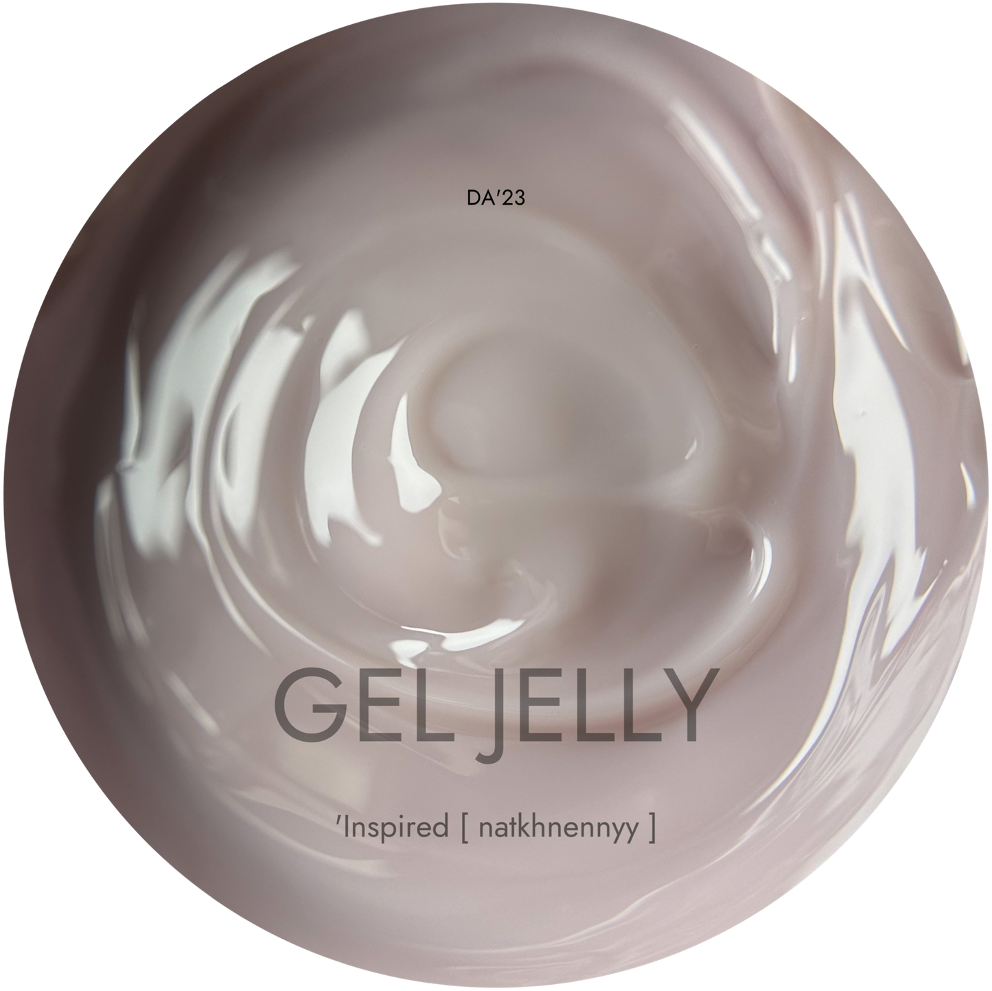 Gel Jelly DA’23 Inspired 15 ml – Jelly-Gel Milchiges Rosa für Nail Art & Nagelverlängerung