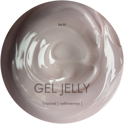 Gel Jelly DA’23 Inspired 15 мл – Гель-желе Молочно-розовый для маникюра и наращивания
