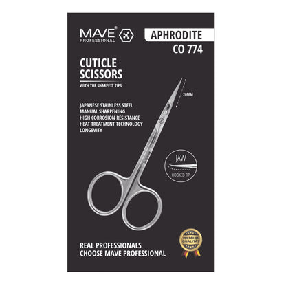 MAVE Маникюрные ножницы для кутикулы APHRODITE CO 774 – 20 мм