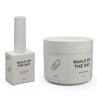 NAILSOFTHEDAY SCOTCH BASE - prof Flüssigbase für Naturnägel, 10-30ml