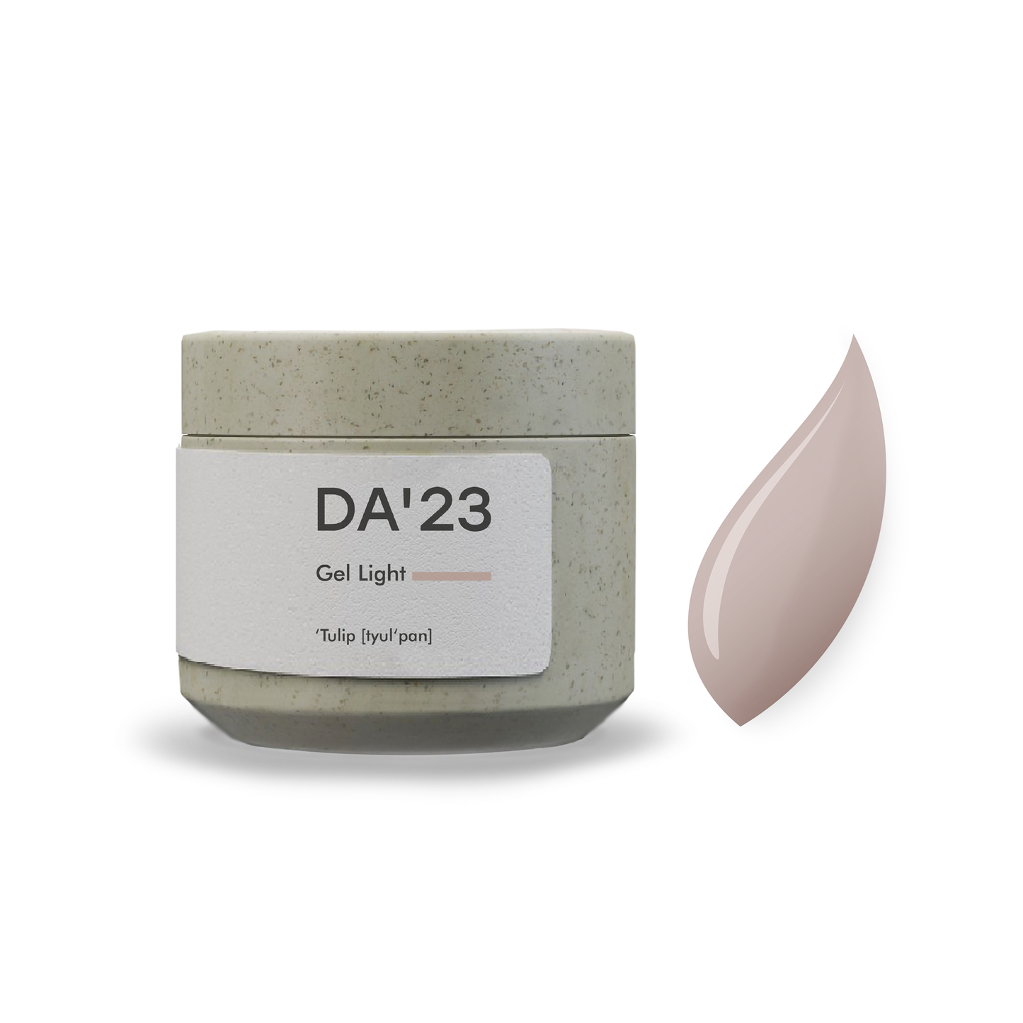 DA’23 Gel Light Tulip 15-30ml – Modelliergel Sanftes Sandrosa für Nagelaufbau & Verstärkung