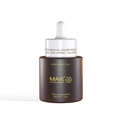 MAVE Molecular WOW Серум 2 в 1 – Увлажнение, Антивозрастной эффект и Растительные Экстракты